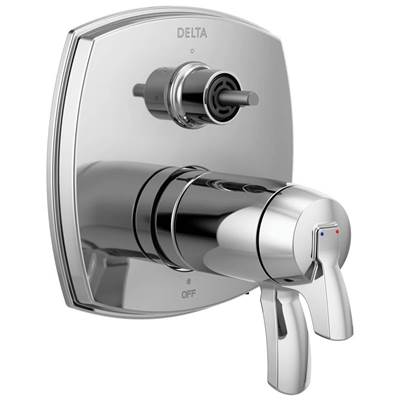 Delta T27T876-PR-LHP - 17 Thermostatic Integrated Diverter Trim With Three Function