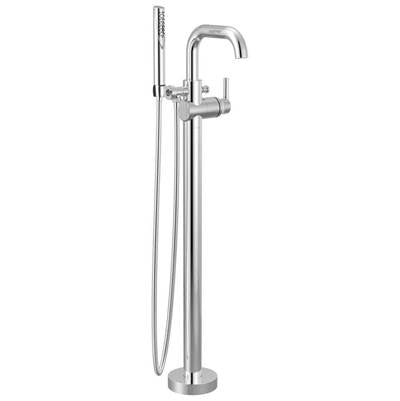 Delta T4754-FL - Free Standing Tub Filler - Lever - Bent