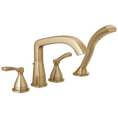 Delta T4776-CZ-PR - Four Hole Roman Tub Trim Shower 2L