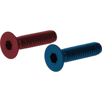 Delta RP12490 - D-Screws-(Pair-Red/ Blue)