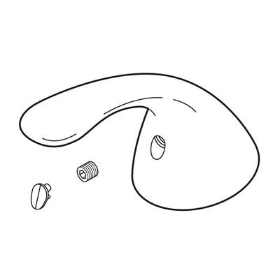 Delta RP53877AR - Single Lever Handle Kit With Button And Set Screw