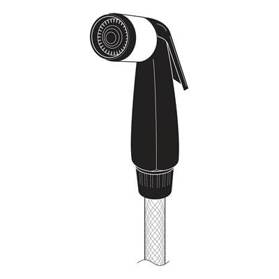 Delta RP6011 - D-Hose/Spray Assy- Blk W/Chro