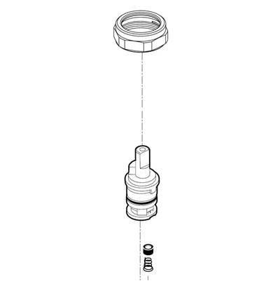 Delta RP71233 - Delta: Bonnet And Cartridge Assembly