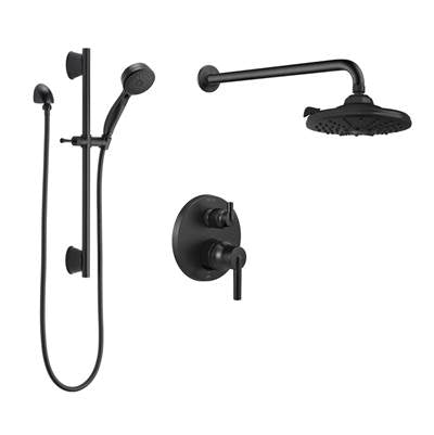 Delta SKD12BL - Round Pressure Balance Showerkit