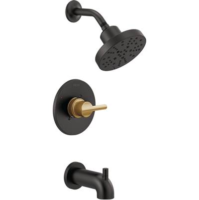 Delta T144749-GZ - Monitor 14 Series H2Okinetic Tub And Shower