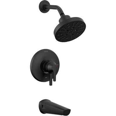 Delta T17472-BL - 17 S Tub Shower Trim With H2Okinetic