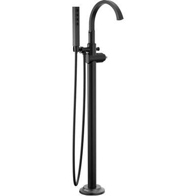 Delta T4788-BLLHP-FL - Floor Mount Tub Filler Trim