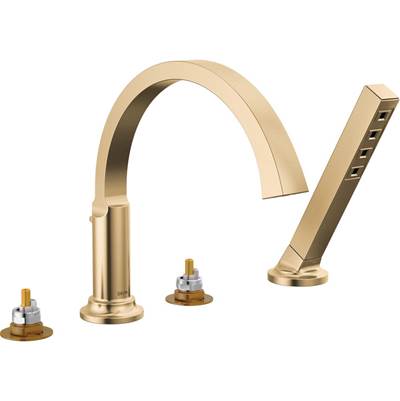 Delta T4788-CZ-PR-LHP - Roman Tub Trim With Hand Shower