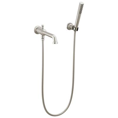 Delta T5784-SS-PR-LHP-WL - Wall Mount Tub Filler Trim With Hand Sho