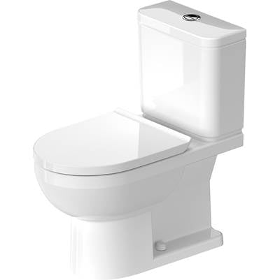 Duravit 2188012085 - Duravit No.1 1.28 Gpf Single Flush Rimless Elongated Toilet Bowl In White With Hygieneglaze