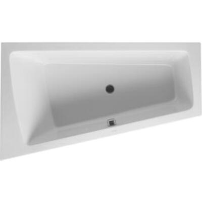 Duravit 700212000000090 - Duravit Paiova 66 7/8" X 39 3/8" Trapezoidal Drop In Bathtub In White Acrylic With Center Drain, Drain Sold Separately
