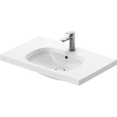 Duravit 238780AA00 - Duravit Aurena 30 1/2" Rectangular Wall Mounted Sink In White With Single Faucet Hole And With Overflow