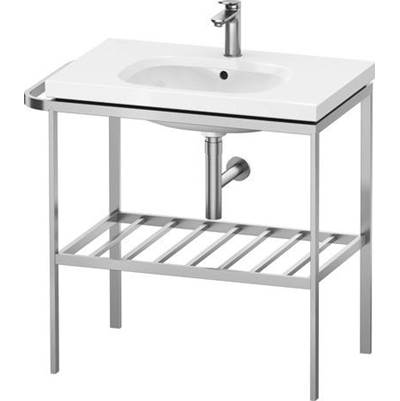 Duravit AU4582070700000 - Duravit Aurena 30 7/8" X 31 5/8" Console In Brushed Stainless Steel