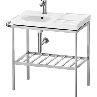 Duravit AU4584070700000 - Duravit Aurena 30 7/8" X 31 5/8" Console In Brushed Stainless Steel