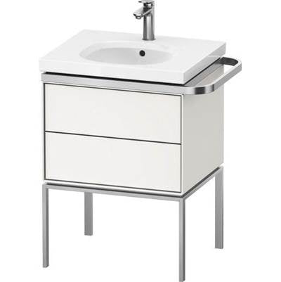 Duravit AU4571036360000 - Duravit Aurena 23" Wall Mount Two Drawer Single Vanity Cabinet In Satin Matte White, Sink Sold Separately