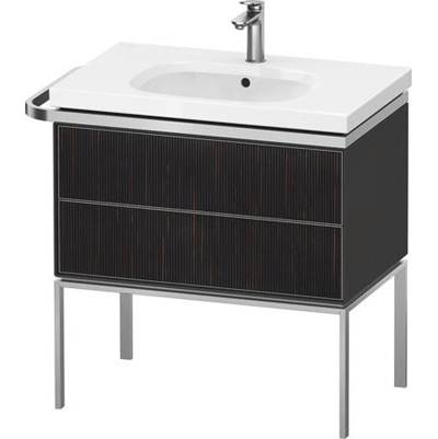 Duravit AU4572067580000 - Duravit Aurena 30 7/8" Wall Mount Two Drawer Single Vanity Cabinet In Embossed Ebony, Sink Sold Separately