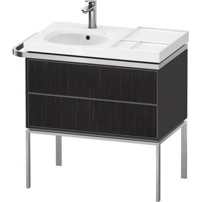 Duravit AU4574067580000 - Duravit Aurena 30 7/8" Wall Mount Two Drawer Single Vanity Cabinet In Embossed Ebony, Sink Sold Separately