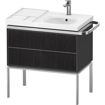 Duravit AU4575067580000 - Duravit Aurena 30 7/8" Wall Mount Two Drawer Single Vanity Cabinet In Embossed Ebony, Sink Sold Separately