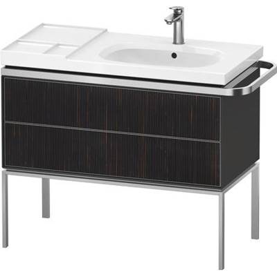 Duravit AU4577067580000 - Duravit Aurena 38 3/4" Wall Mount Two Drawer Single Vanity Cabinet In Embossed Ebony, Sink Sold Separately