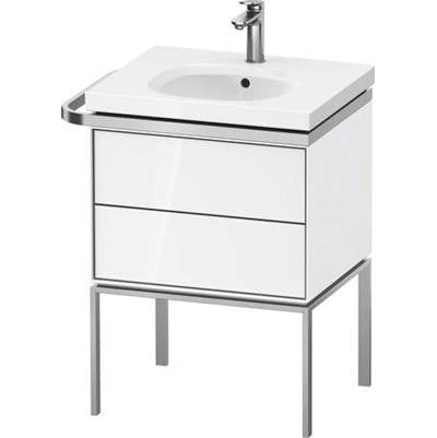 Duravit AU4570085850000 - Duravit Aurena 23" Wall Mount Two Drawer Single Vanity Cabinet In High Gloss White, Sink Sold Separately