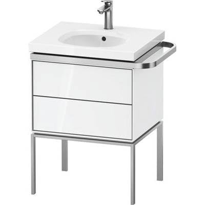 Duravit AU4571085850000 - Duravit Aurena 23" Wall Mount Two Drawer Single Vanity Cabinet In High Gloss White, Sink Sold Separately