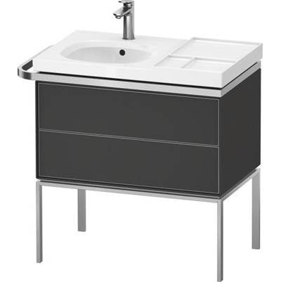 Duravit AU4574058580000 - Duravit Aurena 30 7/8" Wall Mount Two Drawer Single Vanity Cabinet In Satin Matte Graphite, Sink Sold Separately