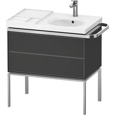 Duravit AU4575058580000 - Duravit Aurena 30 7/8" Wall Mount Two Drawer Single Vanity Cabinet In Satin Matte Graphite, Sink Sold Separately