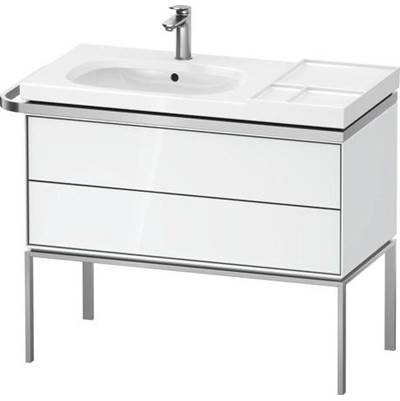 Duravit AU4576085850000 - Duravit Aurena 38 3/4" Wall Mount Two Drawer Single Vanity Cabinet In High Gloss White, Sink Sold Separately