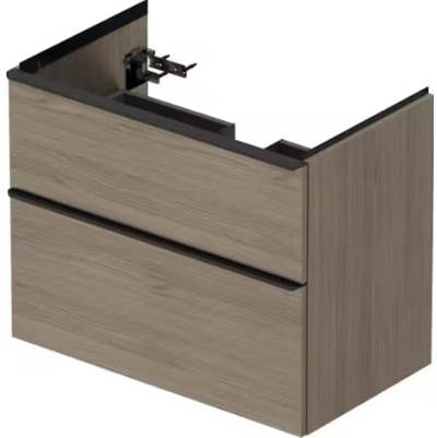 Duravit DE43550BD350000 - Duravit D-Neo 30 7/8" Two Drawer Single Vanity Cabinet In Terra Oak, Sink Sold Separately