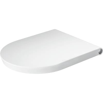 Duravit 0027090000 - Duravit White Tulip Elongated Slow Close Toilet Seat In White
