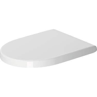 Duravit 0063890000 - Duravit Starck 3 Elongated Slow Close Toilet Seat In White