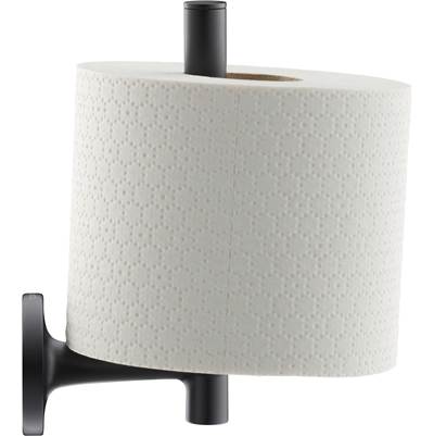 Duravit 0099394600 - Duravit Starck T Single Roll Toilet Paper Holder In Matte Black