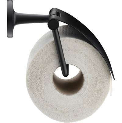 Duravit 0099404600 - Duravit Starck T Single Roll Covered Toilet Paper Holder In Matte Black