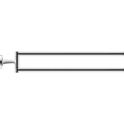 Duravit 0099411000 - Duravit Starck T 18 1/4" Double Towel Bar In Chrome
