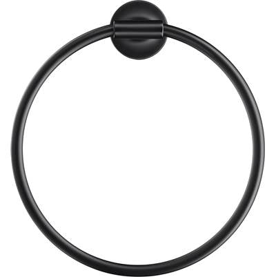 Duravit 0099474600 - Duravit Starck T Towel Ring In Matte Black