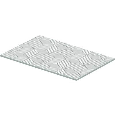 Duravit 0099688200 - Duravit Durasquare 22 1/2" X 3/8" Shelf Insert Cubic Line
