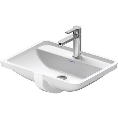 Duravit 0302490000 - Duravit Starck 3 20 5/8" Rectangular Undermount Sink In White With Overflow