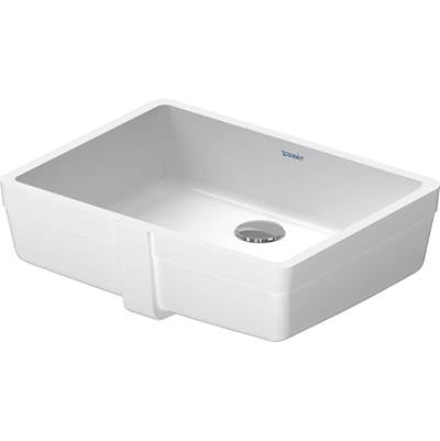 Duravit 0330430017 - Duravit Vero 18 1/4" Rectangular Undermount Sink In White With Overflow