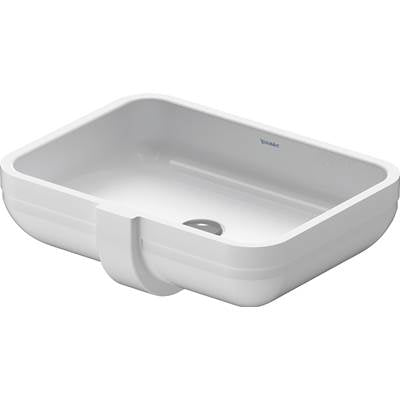 Duravit 0457480000 - Duravit Happy D.2 18 7/8" Rectangular Undermount Sink In White With Overflow