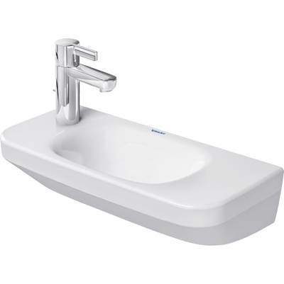 Duravit 0713500008 - Duravit Durastyle 19 5/8" Rectangular Wall Mounted Sink In White With Single Faucet Hole And