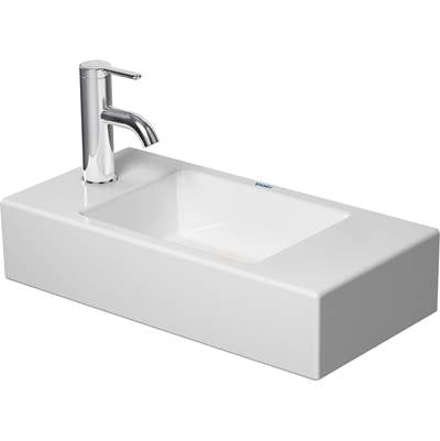 Duravit 0724500009 - Duravit Vero 19 5/8" Rectangular Wall Mounted Sink In White With Single Faucet Hole And