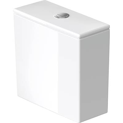 Duravit 0935200005 - Duravit Durastyle 1.32/0.92 Gpf Dual Flush Toilet Tank In White With Top Push Button Flush