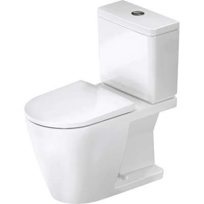 Duravit 2006010000 - Duravit D-Neo 1.32/0.92 Gpf Dual Flush Rimless Elongated Toilet Bowl In White