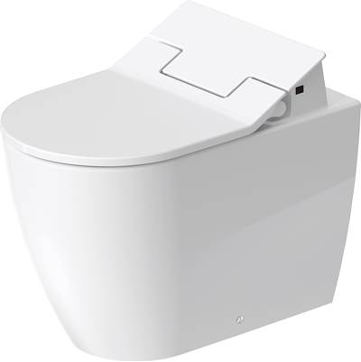 Duravit 2169592092 - Duravit Me By Starck 1.28/0.8 Gpf Dual Flush Elongated Toilet Bowl In White With Hygieneglaze