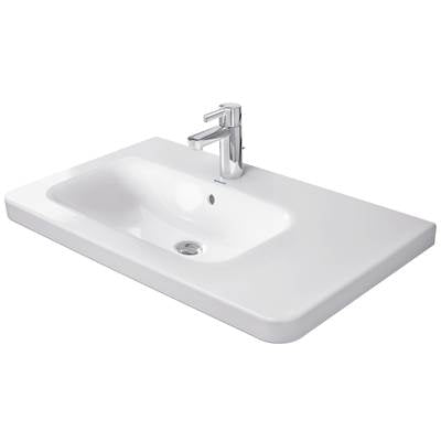 Duravit 2325800000 - Duravit Durastyle 30 1/2" Rectangular Wall Mounted Sink In White With Single Faucet Hole And With Overflow