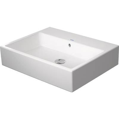 Duravit 2350600060 - Duravit Vero 23 5/8" Rectangular Wall Mounted Sink In White With Overflow
