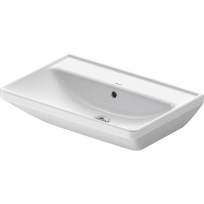Duravit 2366650060 - Duravit D-Neo 25 5/8" Rectangular Wall Mounted Sink In White With Overflow