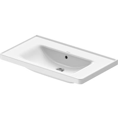 Duravit 2367800060 - Duravit D-Neo 30 1/2" Rectangular Wall Mounted Sink In White With Overflow
