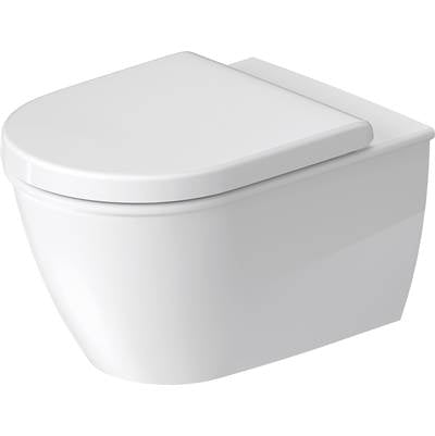 Duravit 2545092092 - Duravit Darling New 1.6/0.8 Gpf Dual Flush Ada Compliant Elongated Wall Mounted Toilet In White With Hygieneglaze