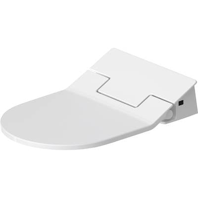 Duravit 611000001501300 - Duravit Sensowash Slim Elongated Bidet Toilet Seat In White, With Remote, Concealed Connections